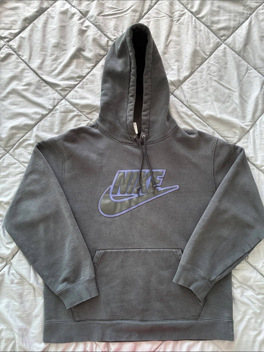 Nike x Supreme Leather Appliqué Hoodie